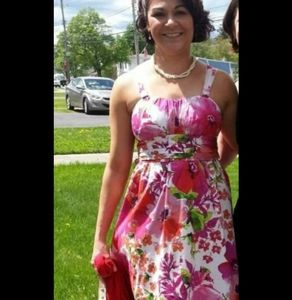 Snap brand floral dress with petticoat